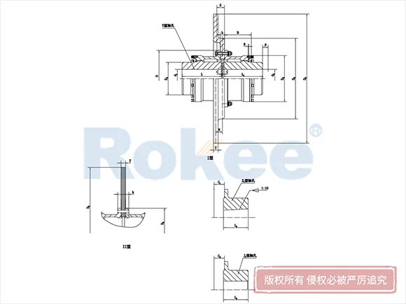 WGP型帶制動盤鼓形齒式聯(lián)軸器